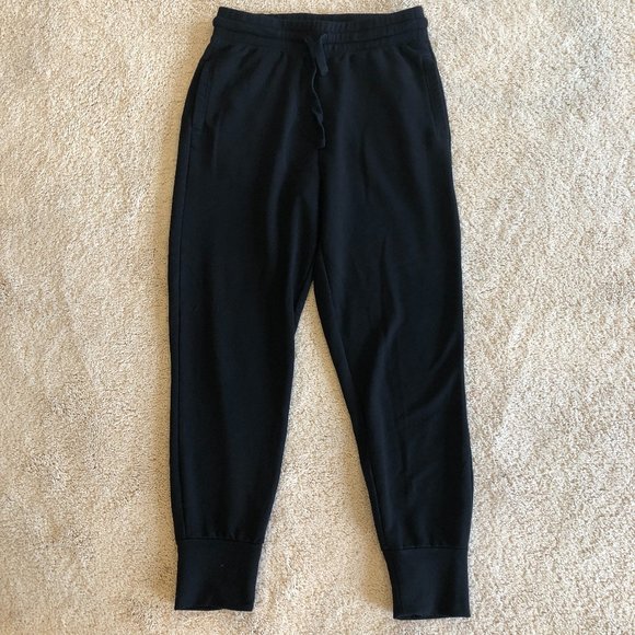 Fabletics Pants - Women's Fabletics Black High-Waisted Stretch Joggers Sweatpants Size Medium